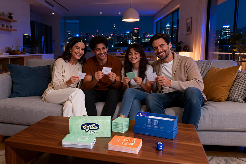 Kunden spezifische Freunde Nacht Konversation Karten