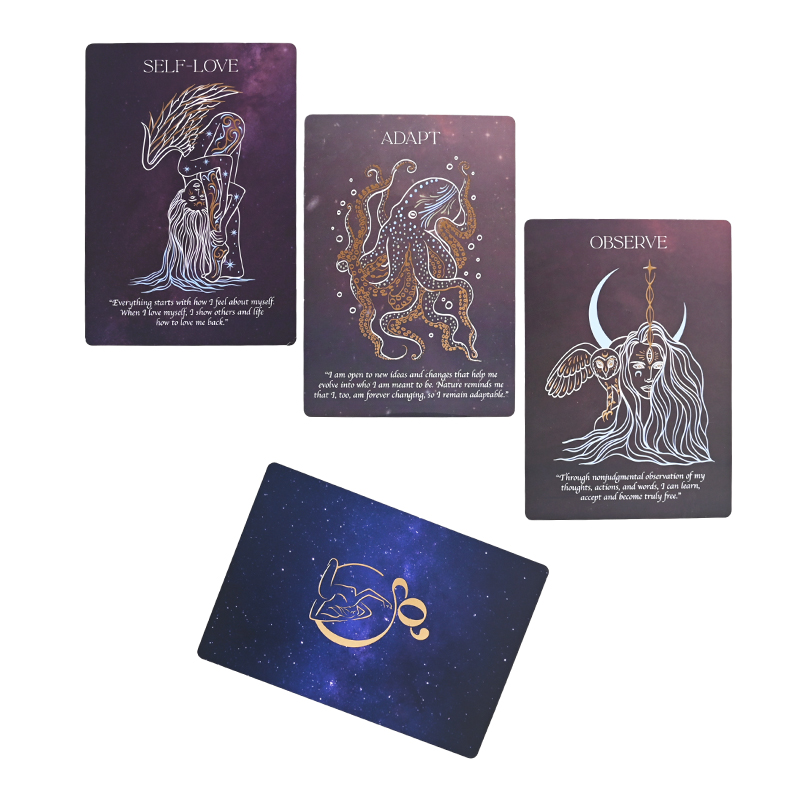 Complete oracle deck set featuring high-quality tuck box and matte finish cards.