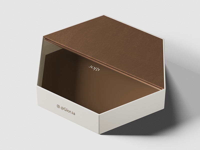 Sechseckige Box