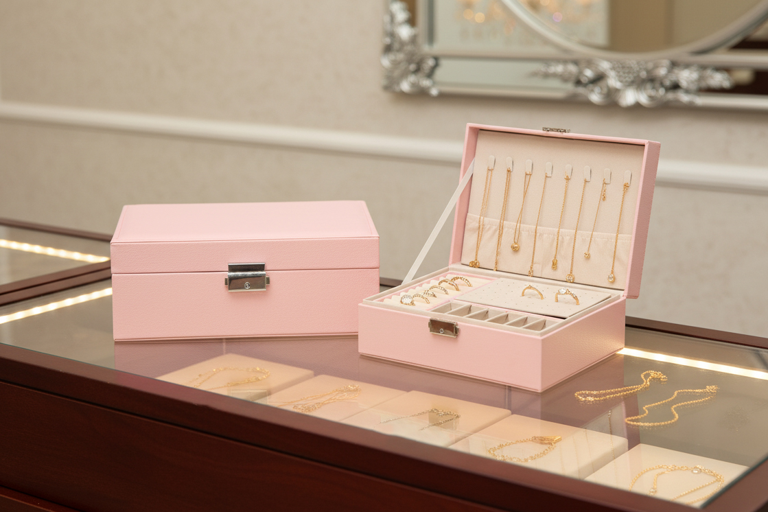 jewelry case leather