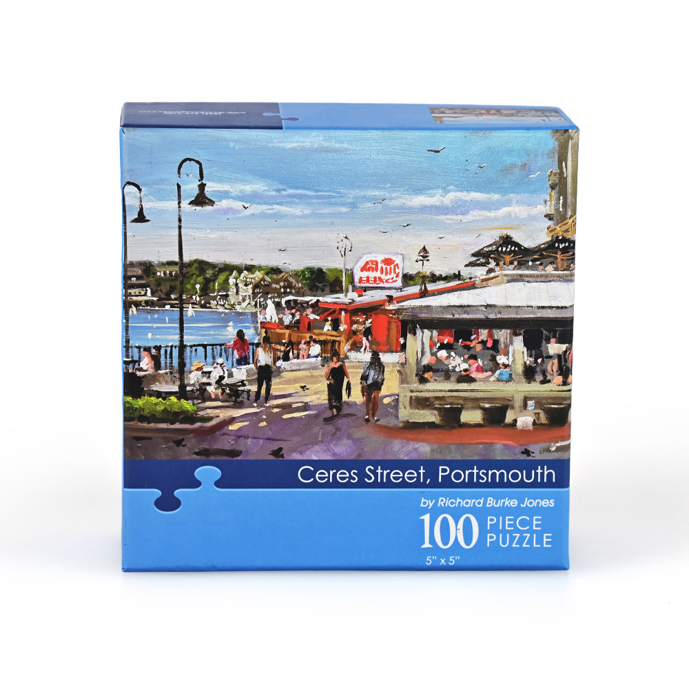 أحجية جيقساو قطعة نابضة بالحياة للأطفال في صندوق تخزين أزرق ممتاز.