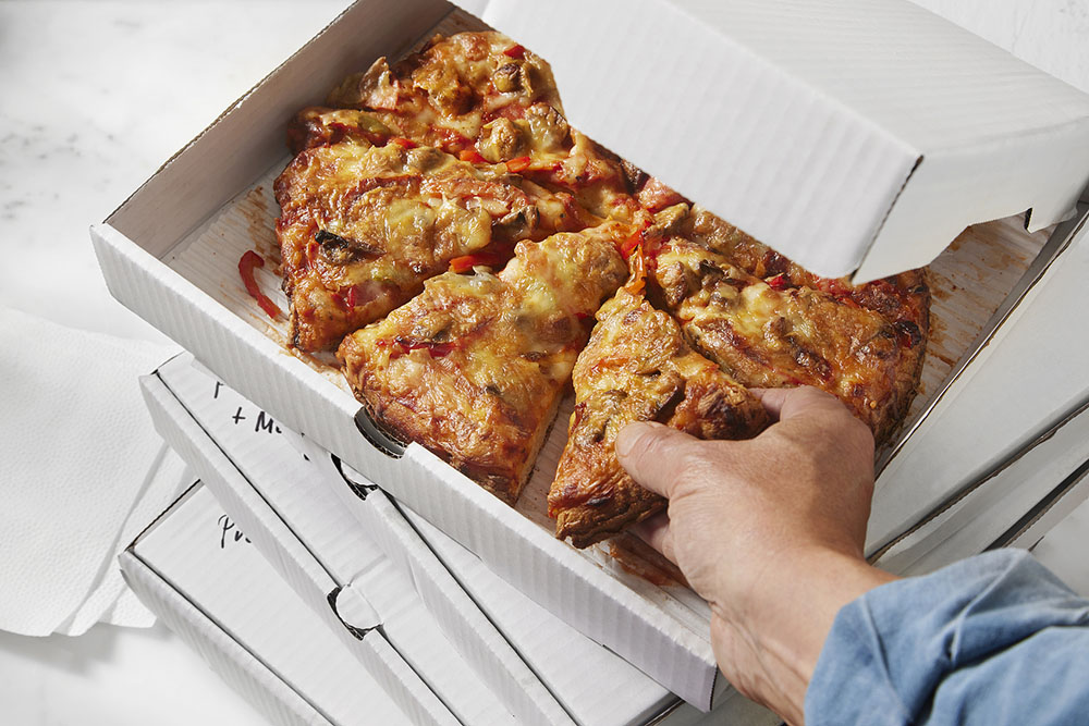 pizza boxes