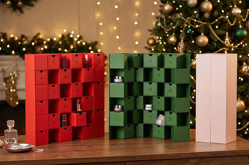 24 Day Foldable Beauty Advent Calendar Box - Xmas Gifts