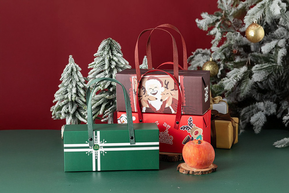 Elegant Holiday Leather Gift Box