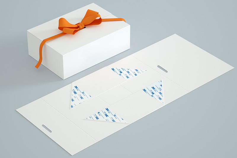 Caja de regalo de correo blanco