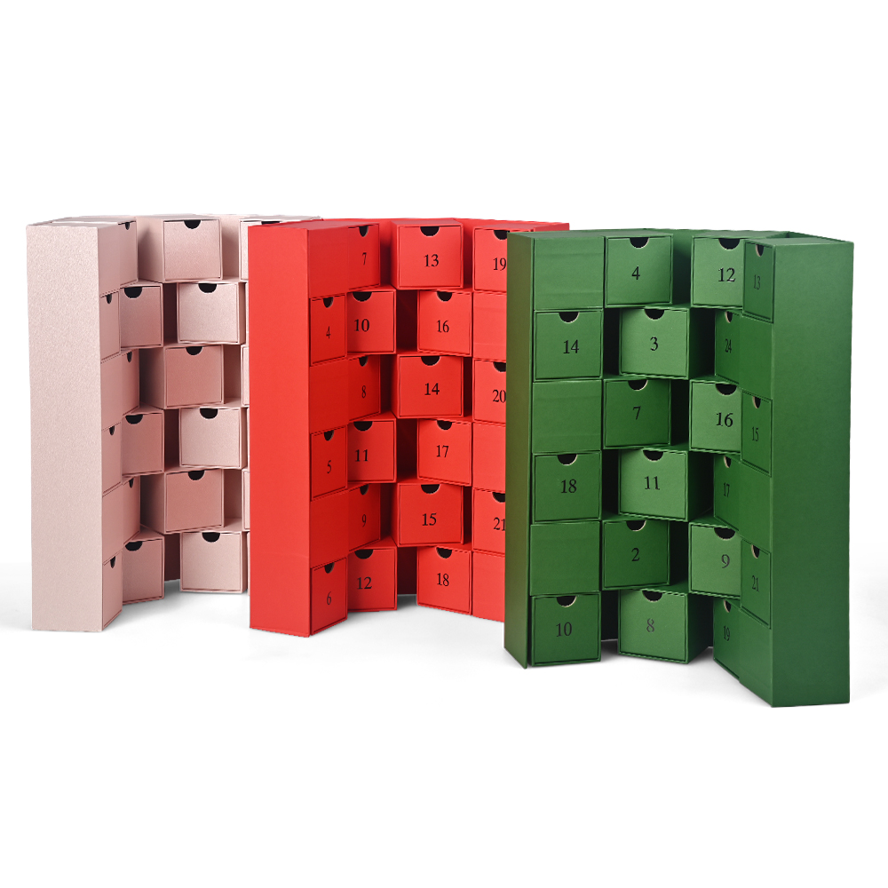 foldable advent calendar box