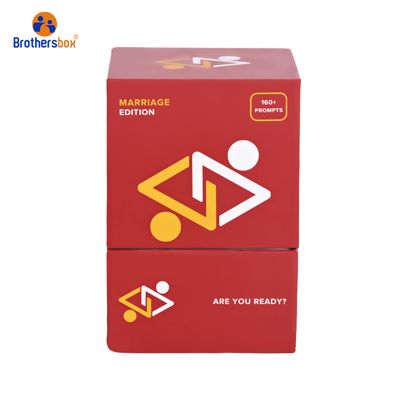 Cards of Sila Marriage Edition conversation cards in a premium red custom lid-and-bottom box.