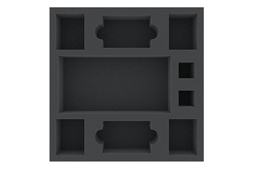 Professional board game factory offers premium EVA foam inserts. High-density protection for custom game components to ensure a luxury unboxing.