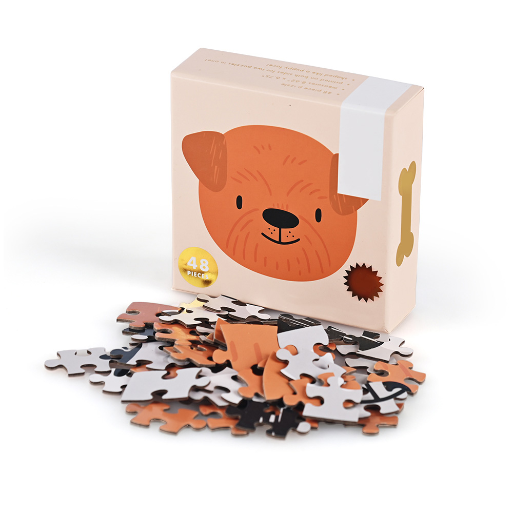 Puzzle personalizado de 48 piezas para niños con caja rígida