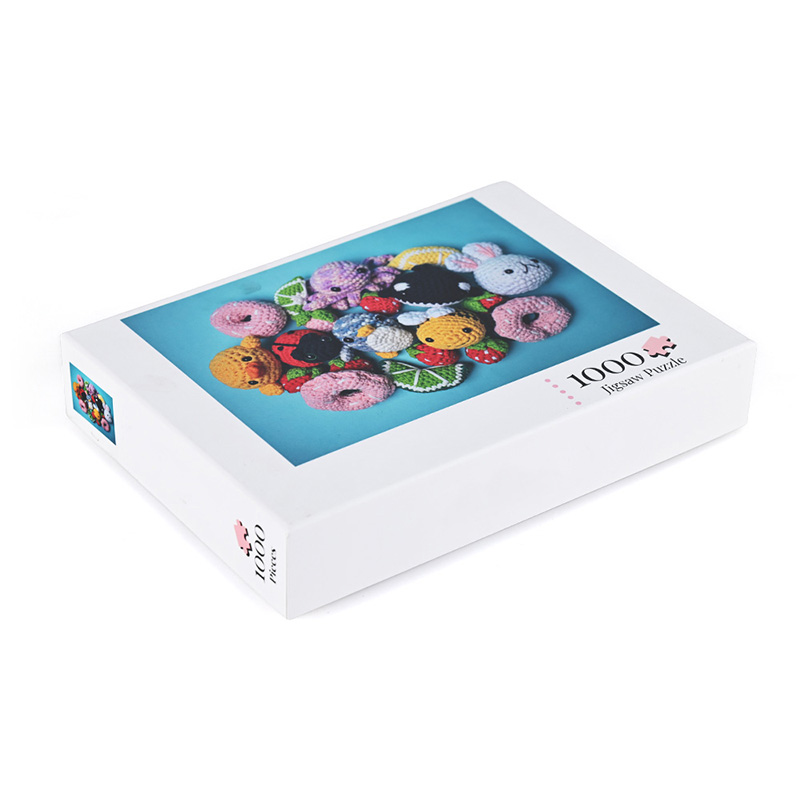 Premium Quality Ink and Finish on Custom Crochet Art Puzzle