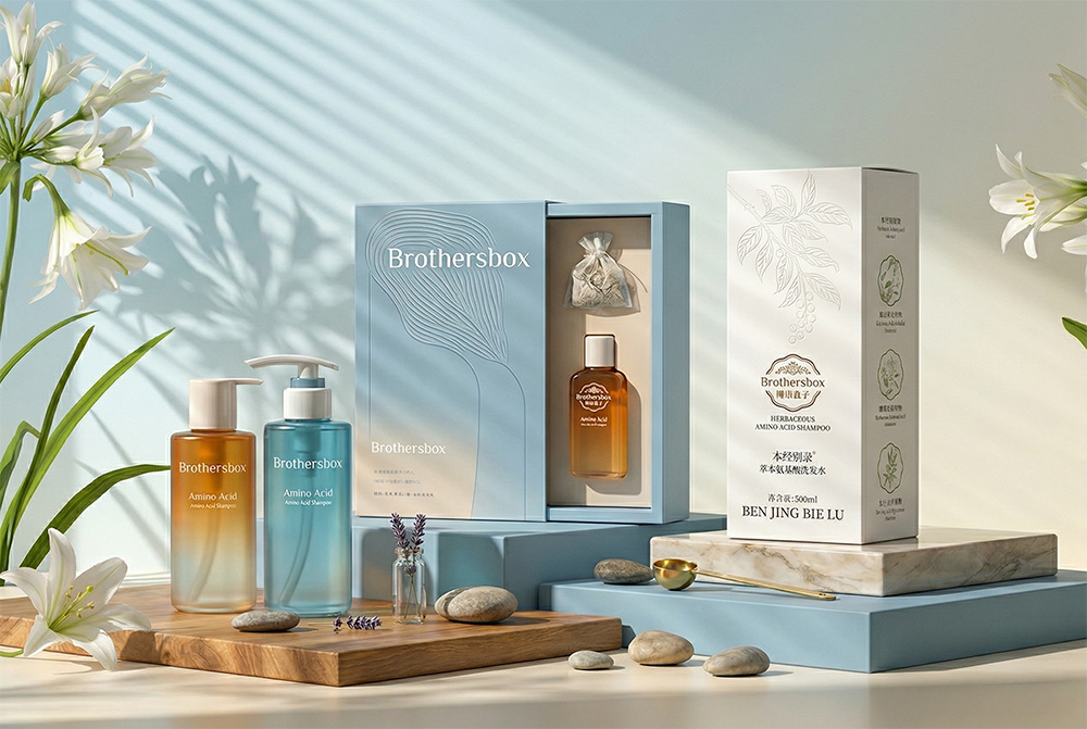 Brothersbox Herbaceous Amino Acid Shampoo Gift Set