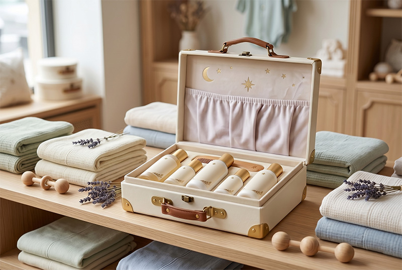 Luxury Custom Baby Lotion and Oil Boxes for Retail