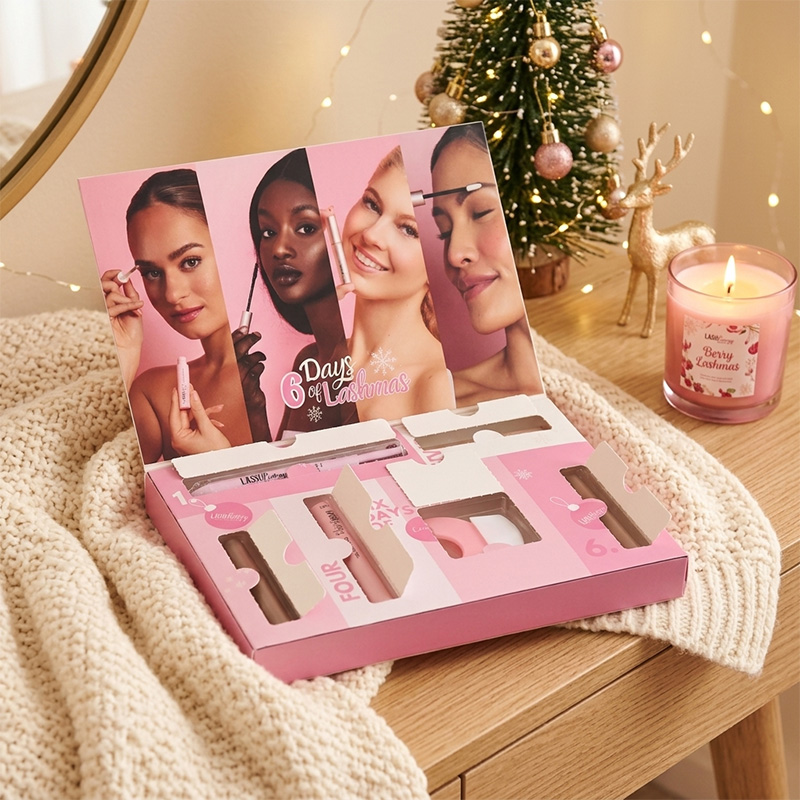 Perfect Christmas Gift Idea: Branded Cosmetic Advent Calendar for Lash Enthusiasts.