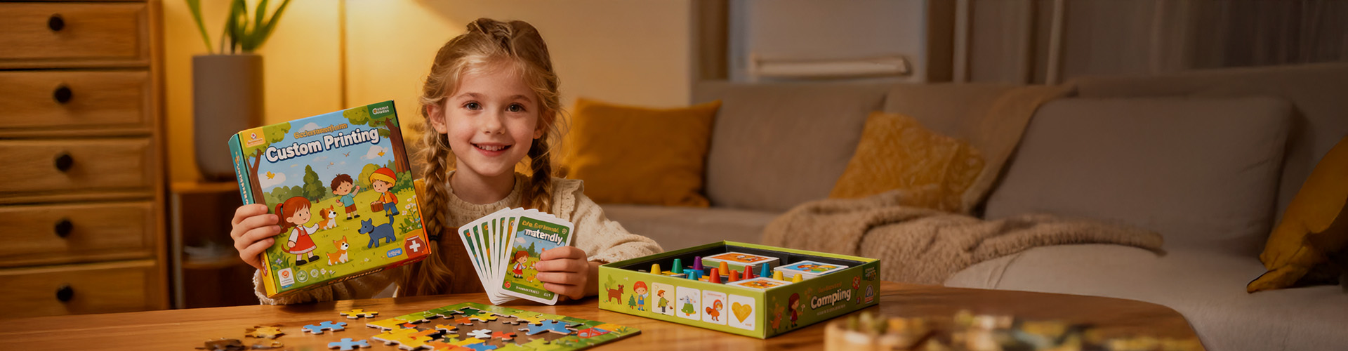 Eco-friendly materials, child-safe standards, and world-class certifications. We ensure every custom game we produce is built on a foundation of safety, quality, and regulatory excellence.