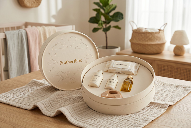 Minimalist Baby Cosmetic Packaging Box for D2C