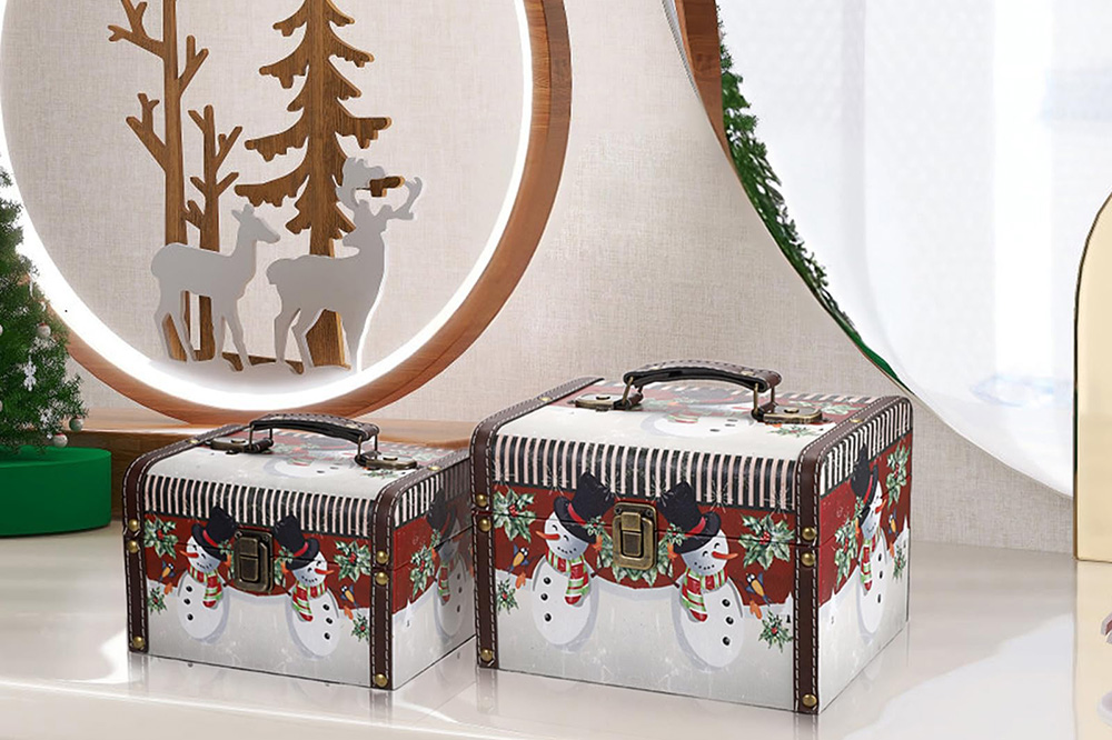 Custom Wooden Christmas Gift Box