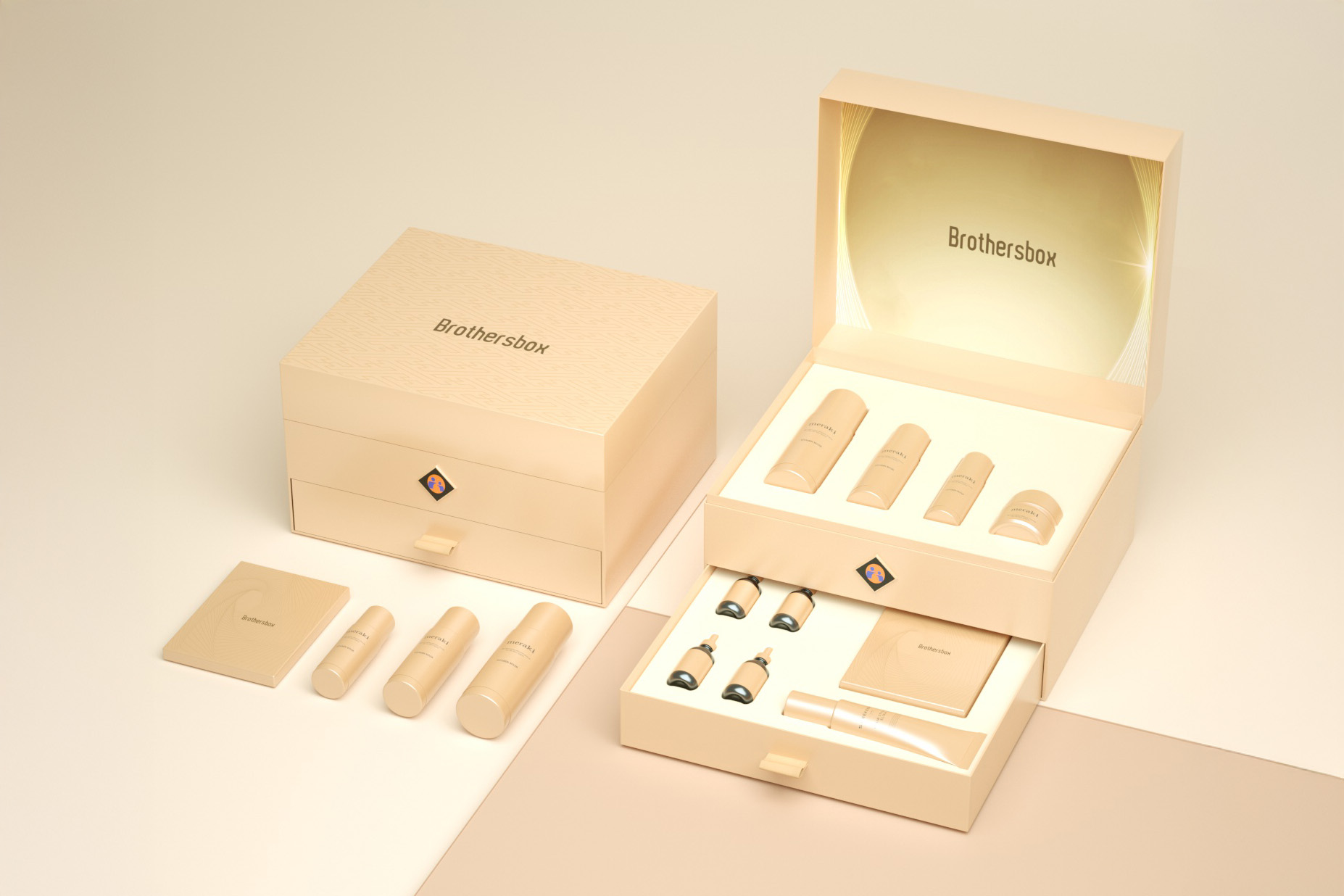 Elegant Cosmetics Packaging Box
