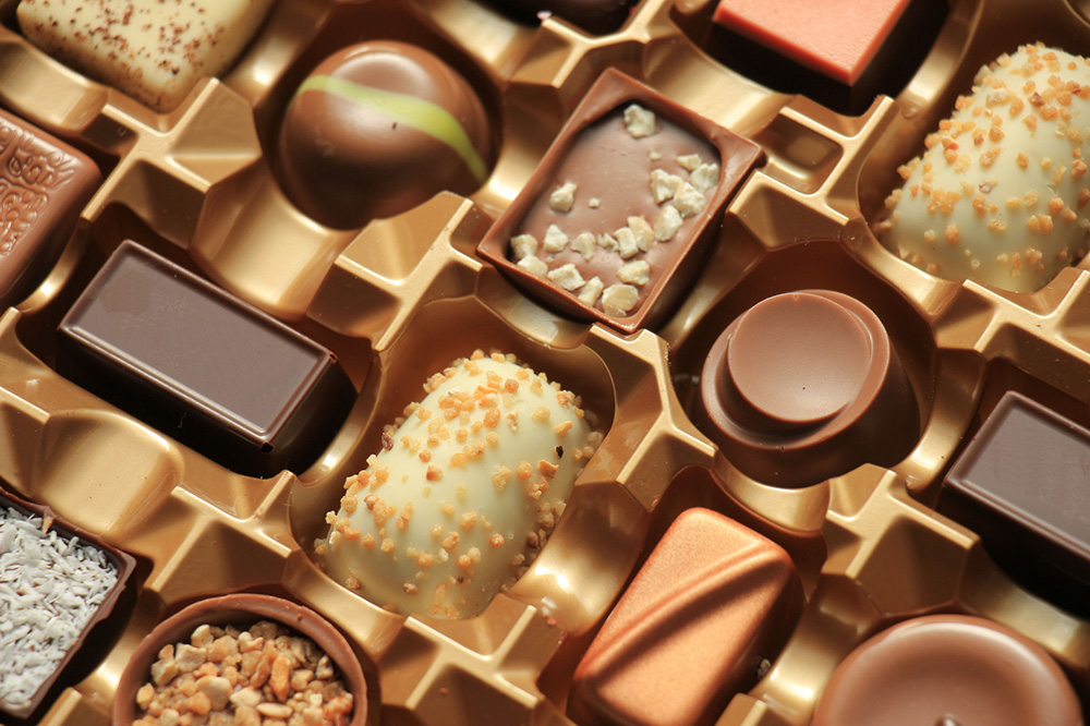 Chocolate boxes inner tray