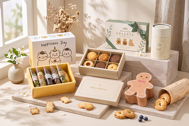 Custom Biscuit Packaging Boxes