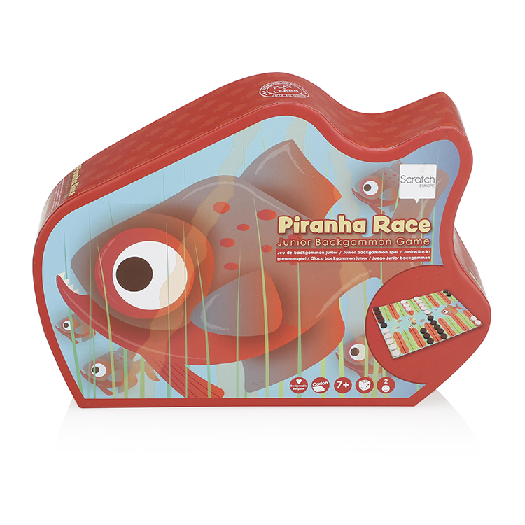 صندوق تخزين معدني مخصص على شكل سمكة لعبة الطاولة الصغيرة من قبل Brothersbox.