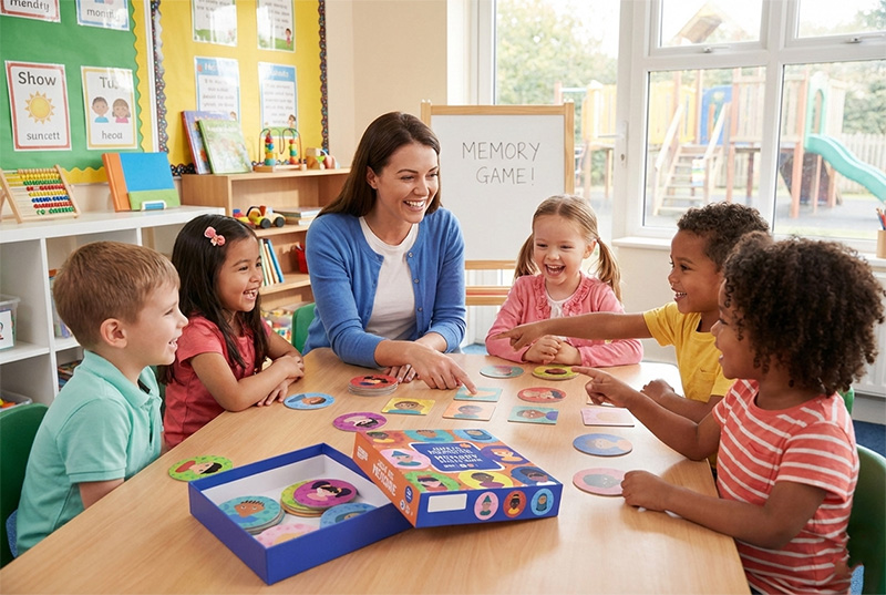 Cartes flash de mémoire éducative personnalisée pour les salles de classe