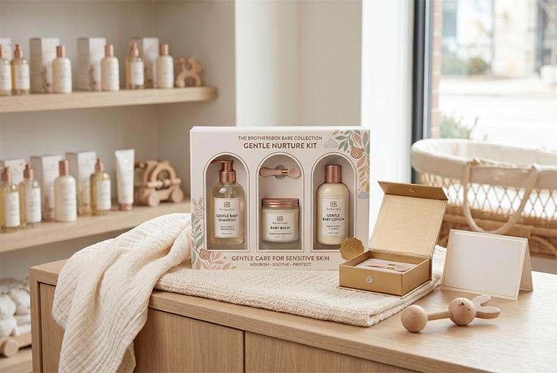 Magnetic Baby Skincare Boxes for Gift Sets