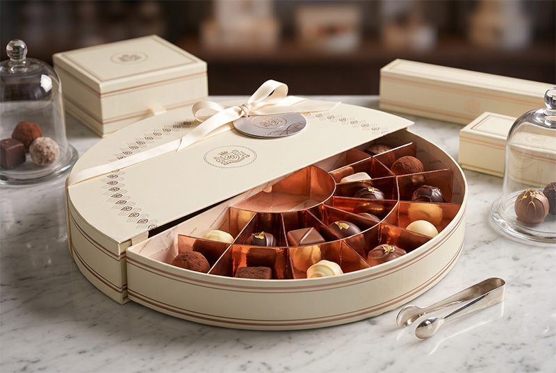 One-Stop Custom Half-moon Drawer Chocolate Box
