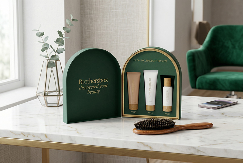 Unique Arch-Shaped PR Box for Hair Care Brands