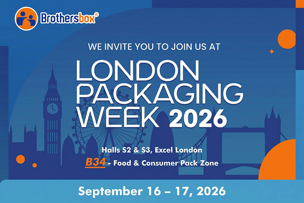 Join Brothersbox at London Packaging Week 2026!