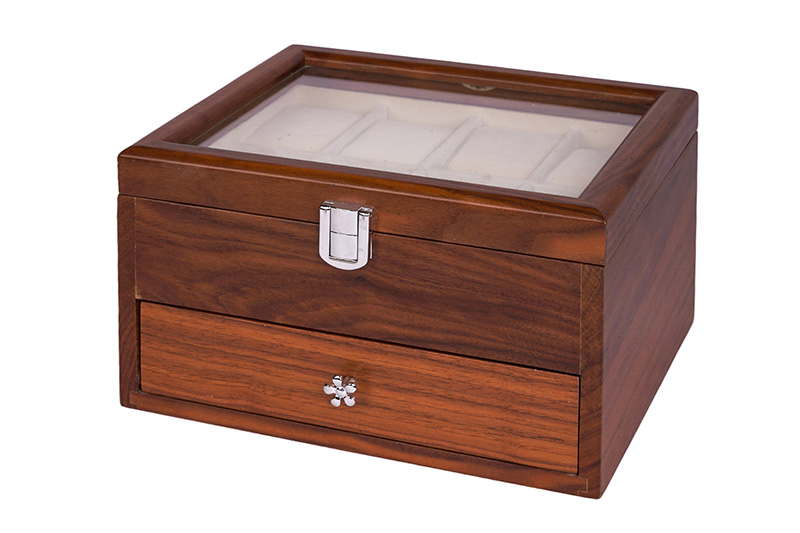 Cas de montre en bois pour les hommes