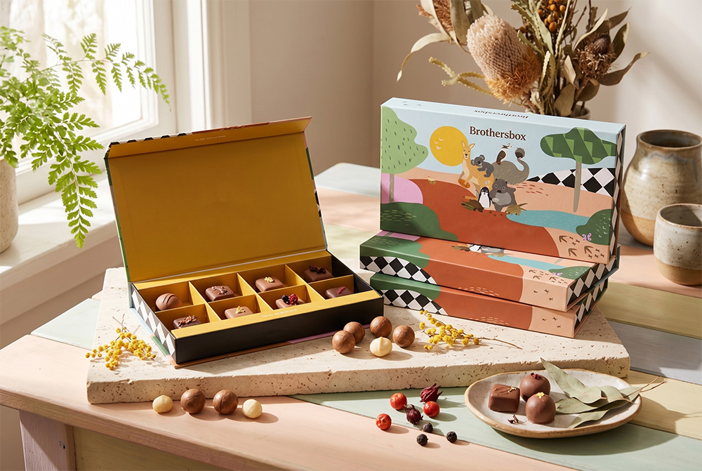 One-Stop Creative Chocolate Packaging Box with Tray