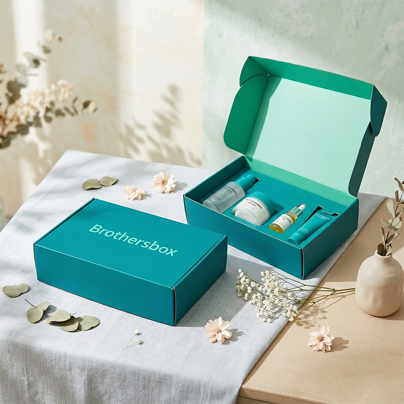Brothersbox ضرب صناديق البريد العناية بالبشرة الشحن مع مطفأ النهاية عقد مستحضرات التجميل الفاخرة.