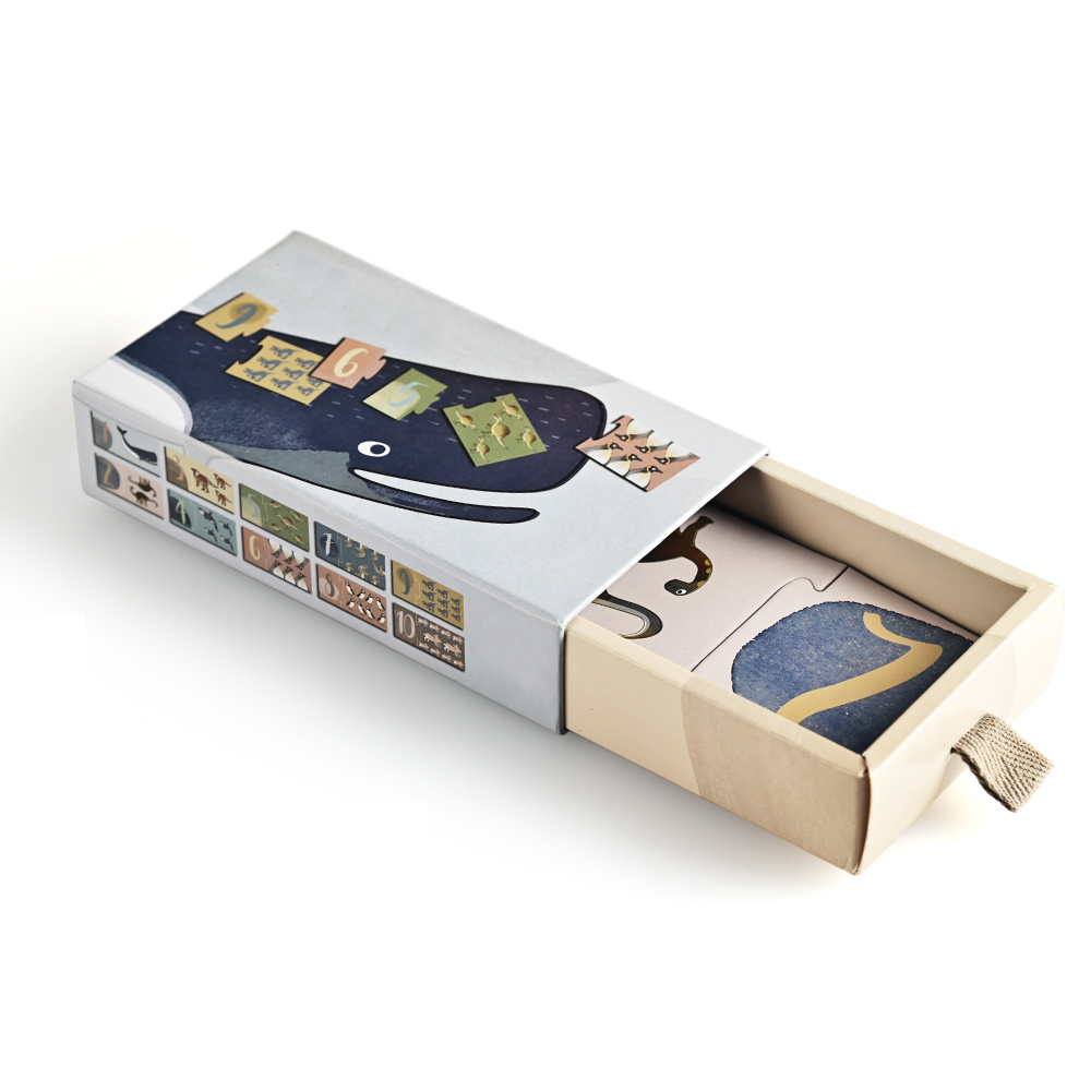 2-piece self-correcting number match puzzles for early childhood development.