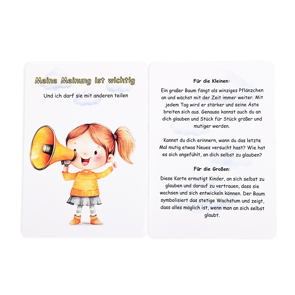 Affirmation cards for kids to build self-confidence and mindfulness