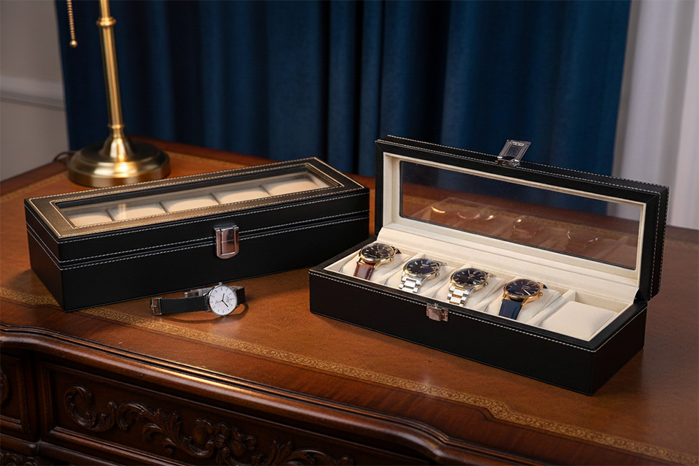 leather watch box collection