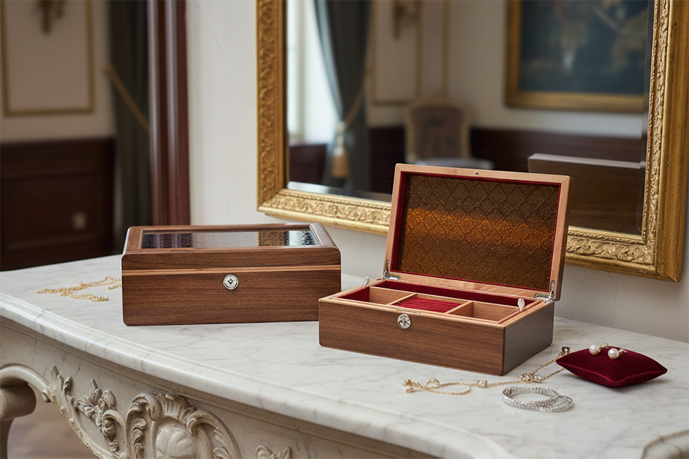 Holzkiste für schmuck