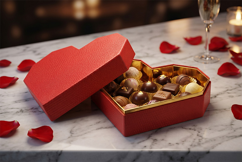 Heart Chocolate Box: One-Stop Custom Packaging
