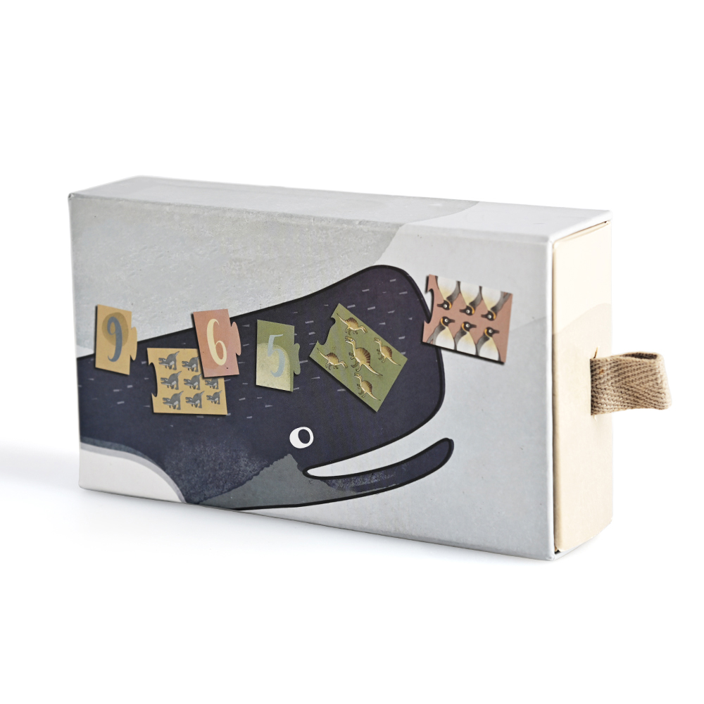 High-quality cardboard jigsaw puzzles with vibrant animal illustrations for kids.