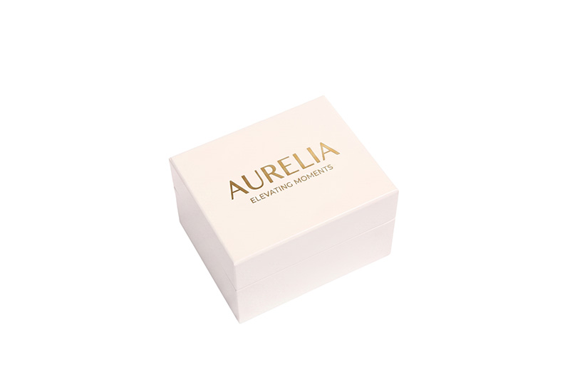 Elegant custom wooden gift box exterior for luxury watches
