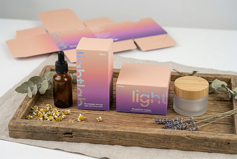 Eco-Friendly Foldable Boxes for Serum & Cream