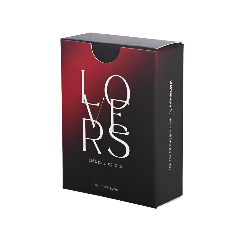カスタム印刷されたタックボックス大人の恋人カードゲーム