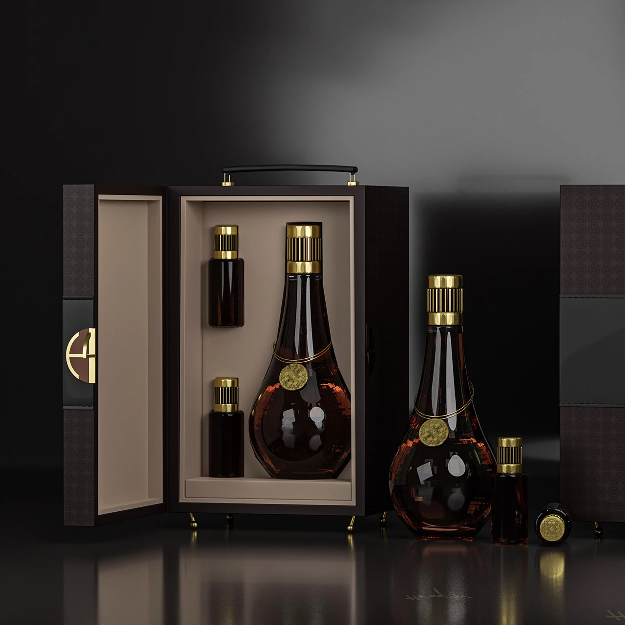 Luxury Leather Wine Gift Box