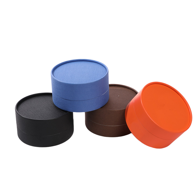 Boîtes de papier rondes de construction en deux pièces classiques colorées pour l'emballage de gâteau par Brothersbox