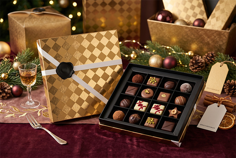 One-Stop Custom Checkerboard Chocolate Box Packaging