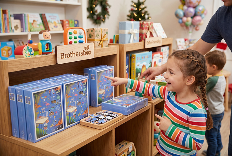 小売用カートゥーン風子ども向けジグソーパズル
