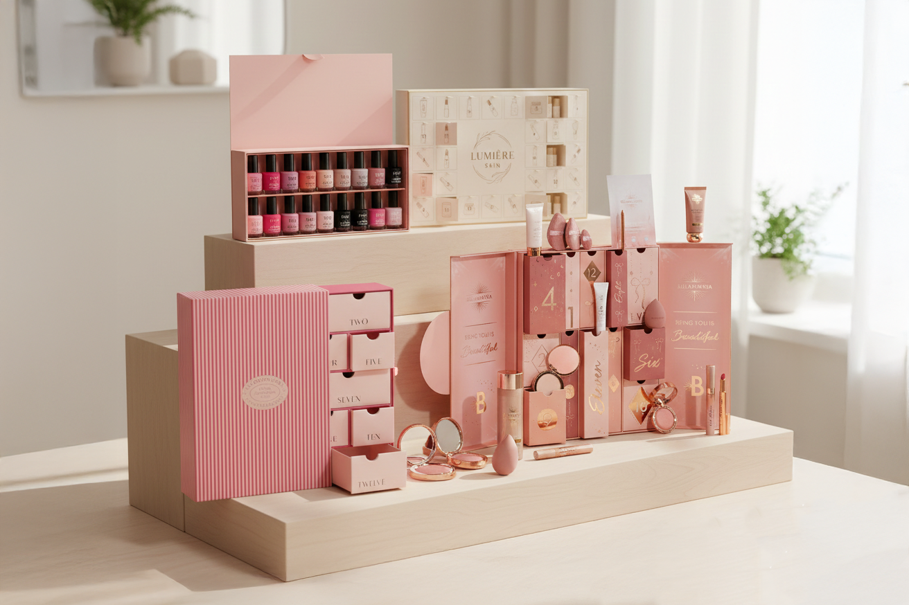 Custom Beauty Advent Calendar Boxes
