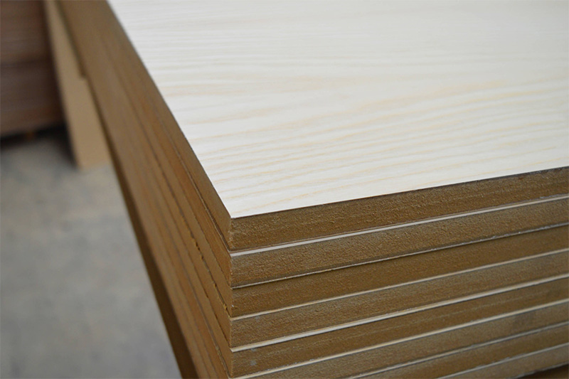 MDF plaqué bois véritable