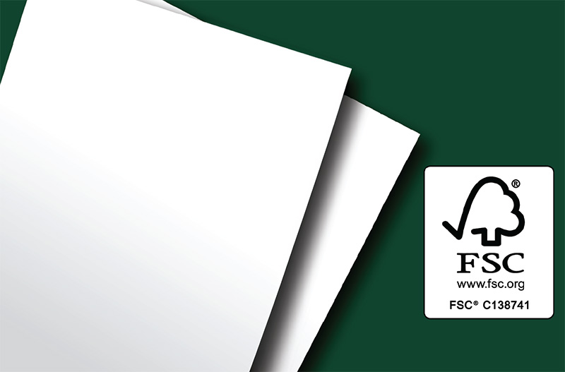 FSC-zertifiziertes Papier
