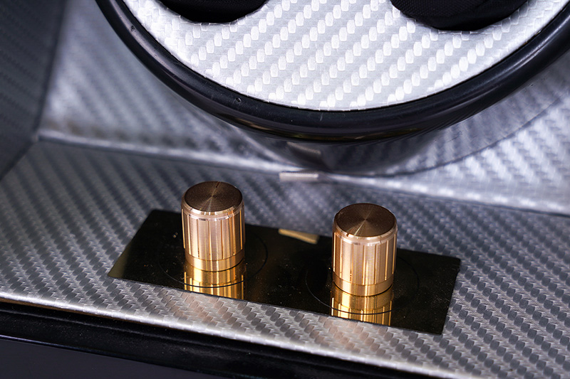 two knobs of watch winder