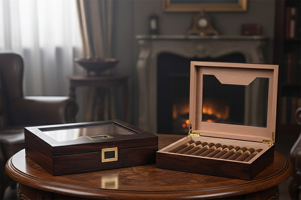 wooden cigar box
